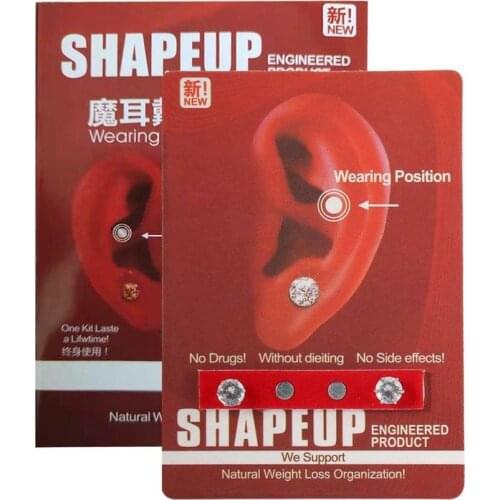 Health Care Biomagnetic Therapy Earrings Slimming Weight Loss Products Magnetic Stickers Wholesale Earrings That Can Lose Weight