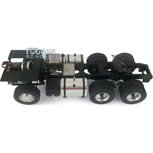 LESU SCA 6*4 6*6 Metal Chassis 1/14 TAMIYA RC Tractor Truck Model Car Motor TH02014-SMT5