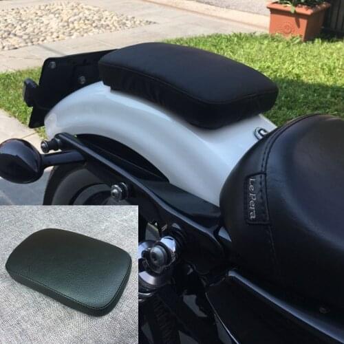 Motorcycle Rear Passenger Cushion Suction Cup Pillion Seat Pad for Harley X48 72