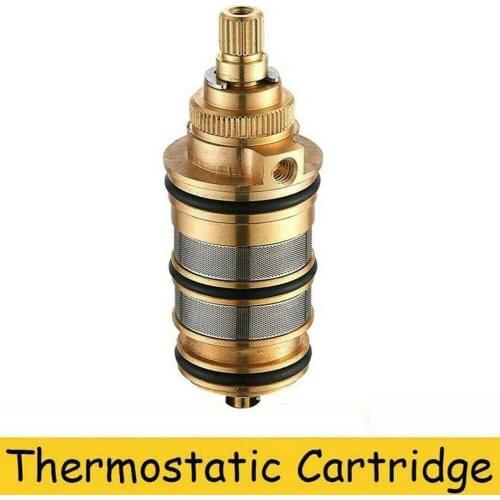 1pc Thermostatic Cartridge Shower Mixer Valve Bar Repair Kit Bathroom Fixture Brass Faucet Replacement Parts Home Improvement