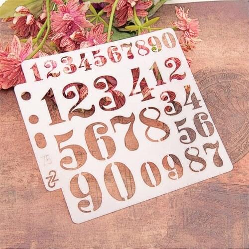14.1*13 digital print stencils spray plastic mold shield DIY cake hollow Embellishment printing lace ruler Easter