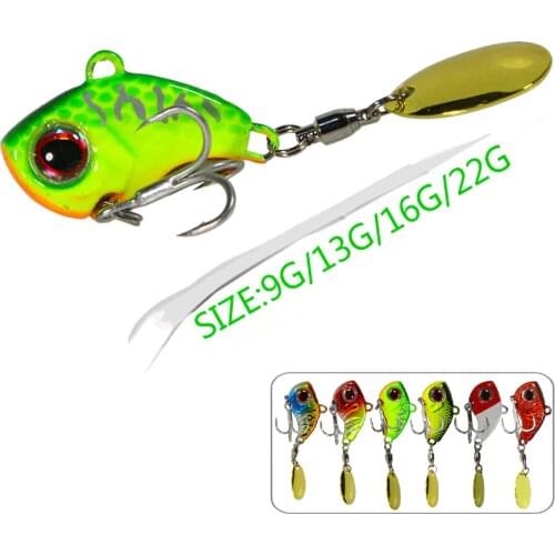 Winter Metal Vib Wobbler For Fishing Lure Tackle Spinner Sinking Vibrotail Crankbait Tail Rotating Spoon Artificial Bait Hard