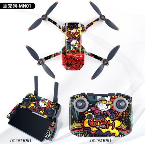 DJI Mavic Mini 2 Protective Film PVC Stickers Waterproof Scratch-proof Decals Full Cover Skin for DJI Mini 1/2 Drone Accessories
