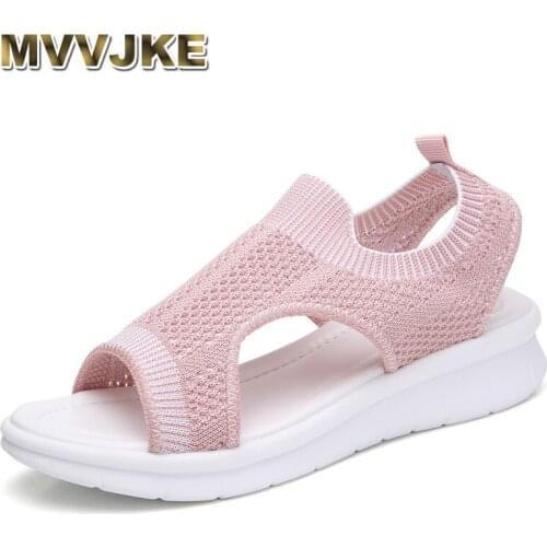MVVJKE 2020 sandals women summer shoes breathable woman shoes ladies without lace platform sandals shoes woman Sandalias