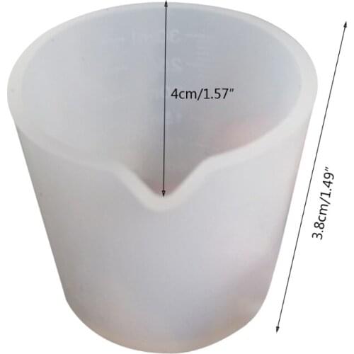 10Pcs 30mlSilicone Measuring Cups Handmade DIY Crystal Epoxy Jewelry Making Tool E15E
