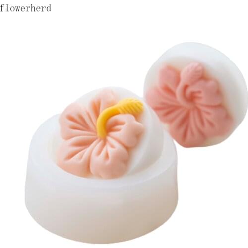 3D Round Flower Mold Silicone Soap Mold Tulip Mold Resin Mold Soap Making Tools Candle Mold Cake Decorating Chocolate Mold
