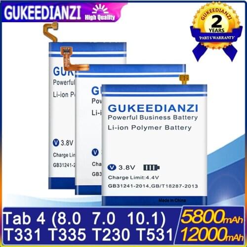 Tablet Battery EB-BT330FBE For Samsung GALAXY Tab 4 T330 SM T331 T331C T335 Tab 4 8.0/Tab 4 7.0/Tab 4 10.1 T230 T531 Batteries