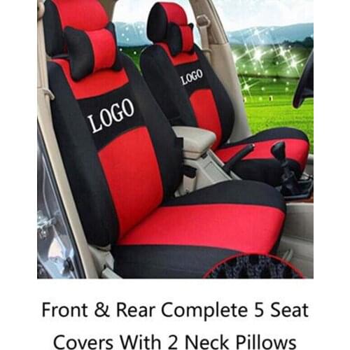 Car Seat Covers Front&Rear Complete 5 Seat For Car Truck Suv or Van Real Tree Camouflage Car Styling New Airbag Compatible