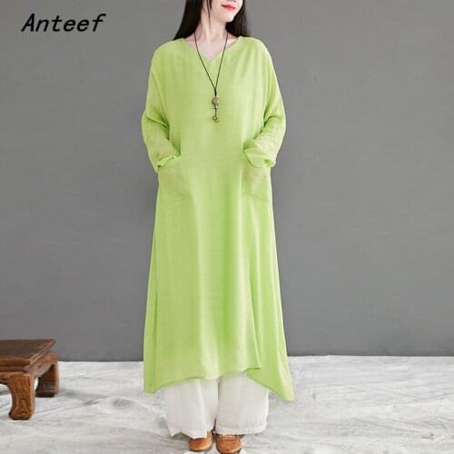 Long sleeve plus size vintage plus size 2 two piece set for women casual loose summer spring dress 2021 ladies wide leg pants