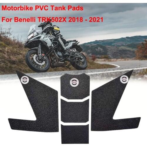 For Benelli TRK502X TRK 502X 2018 2019 2020 2021 Motorcycle PVC Tank Traction Pad Side Gas Knee Grip Protector Anti slip sticker