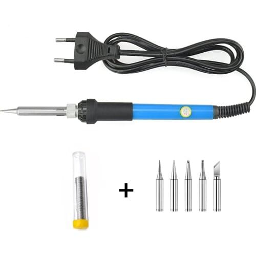 60W Electric Soldering Irons Temperature Adjustable Electric Iron Mini Handle Heat Pencil Soldering Iron