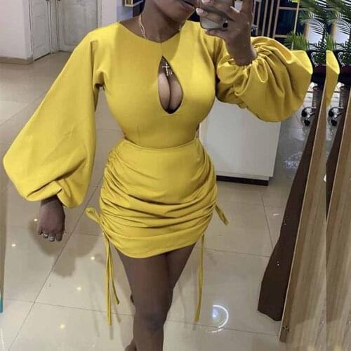 HKML Yellow Summer Dresses