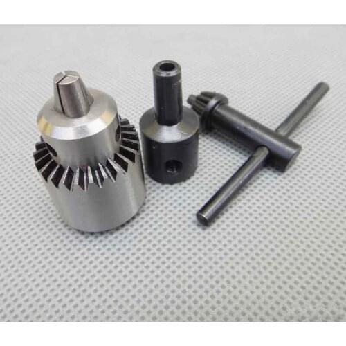 JT0 Drill Chuck Clamping 0.3-4mm Drilling Bit Electic Drill Accessories DIY Drilling Tools for motor with 8mm dia shaft