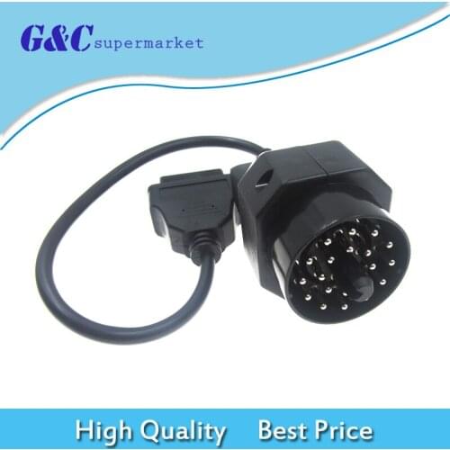 HOT 20 Pin To 16 Pin OBDII OBD2 Diagnostic Lead Converter Adapter Cable for BMW diy electronics