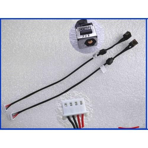 New Laptop For Toshiba L650 L655 L650D L655D L750 L755 L705 DC Jack Power Cable DC Charging Connector Port Wire Cord