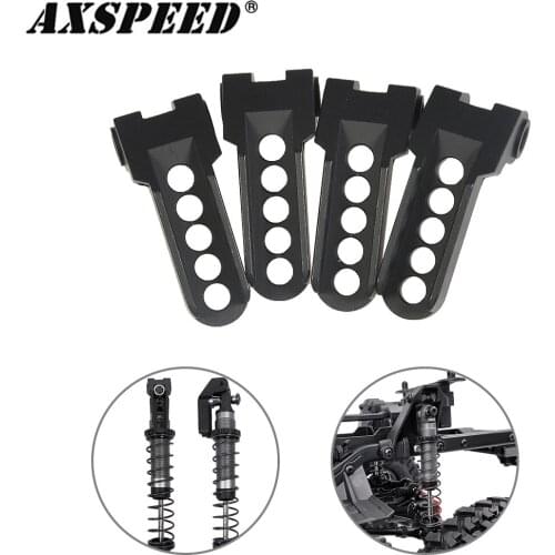 AXSPEED TRX4 Dampers Mount Multiple Angle Adjustable Seat Shock Absorber Bracket for 1/10 Traxxas TRX-4 RC Crawler Car Parts