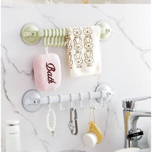 Punch-free kitchen cabinet hook racks, easy installation of bathroom clothes hooks, row hook storage racks,toilet storage racks