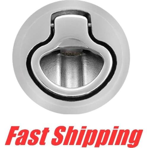 316 stainless steel marine Latch Flush Pull Latches Slam lift handle boat Deck handle ring yacht hardware accessories