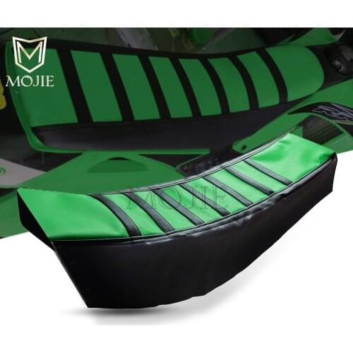 For Kawasaki D-TRACKER KDX KLX 125 140 150 175 200 220 250 300 450 650 SR G L BF S R S Motorcycle Gripper Rubber Soft Seat Cover