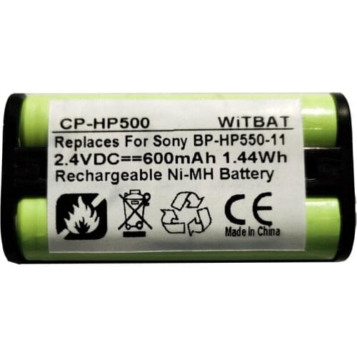 New 2.4V 600mAh Ni-MH Battery Suitable for Sony MDR-RF925 MDR-RF4000K Radio Frequency Headphone Battery Rechargeable Replacement