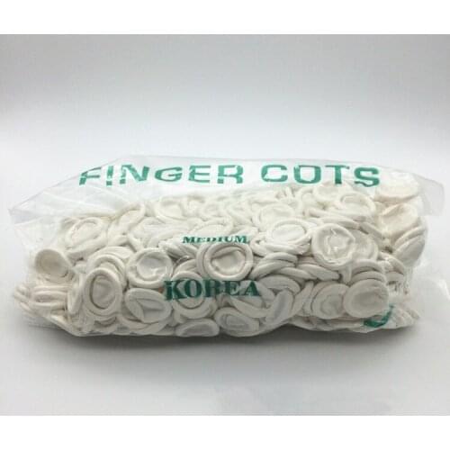 Disposable Anti Static Rubber Latex Finger Cots Eyebrow Extension Gloves Practical Off Eyelash Extension Tool Accessorie