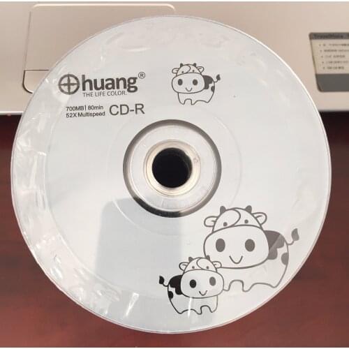 Wholesale 50 discs A+ Ohuang Cow 52x 700MB Blank CD-R