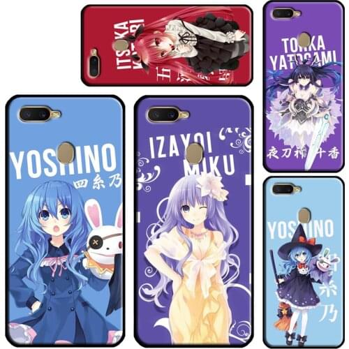 Anime Girl Date A Live For OPPO A53 A31 A5 A9 2020 A15 A91 A83 A3S A5S A1K Find X3 Pro F5 F7 A52 A72 Phone Case