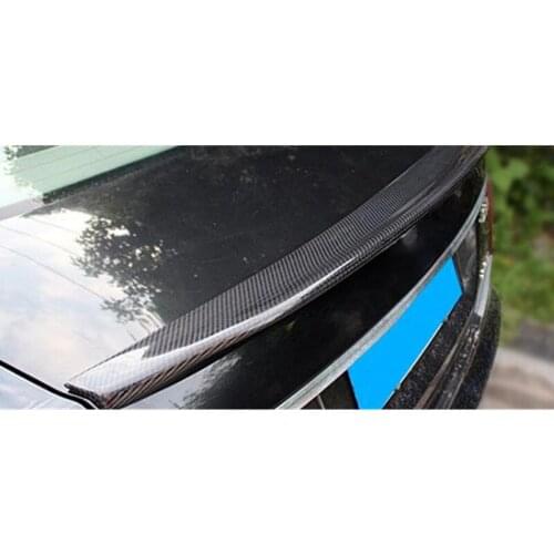 Suitable For + Audi A6 Belgium Carbon Fiber Tail Fixed Wing