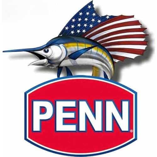 For Penn Sticker Fishing Anime Wrap Sticker Vinyl Decal Sticker Car Truck Pinup Personality Sticker 13cm*12cm