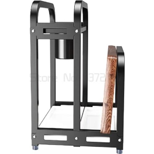 Stainless steel knife rack, cutting board, multifunctional kitchen shelf,pot cover knife,chopsticks, cutting board storage rack