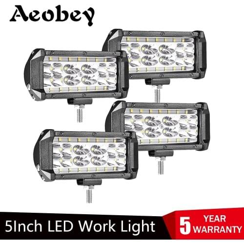 5Inch 84W LED Work Light Bar Waterproof IP68 Spot Flood Beam For Tractor Truck SUV ATV 4WD Boat Offroad Led Bar Led Fog Light