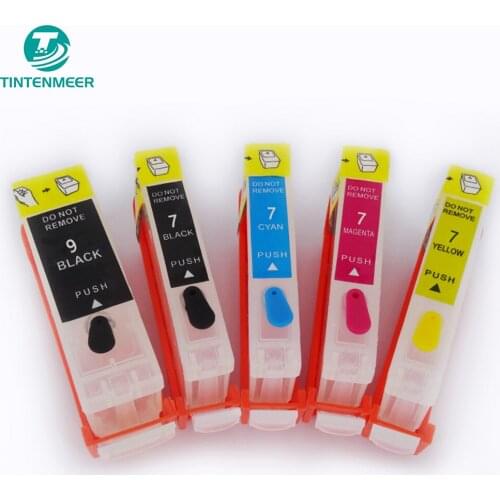 TINTENMEER refillable empty cartridge BCI-7 BCI-9 for canon IP3300 IP4200 IP4300 MP950 MP960 MP970 MP900 PRO9000 ip8600 printer