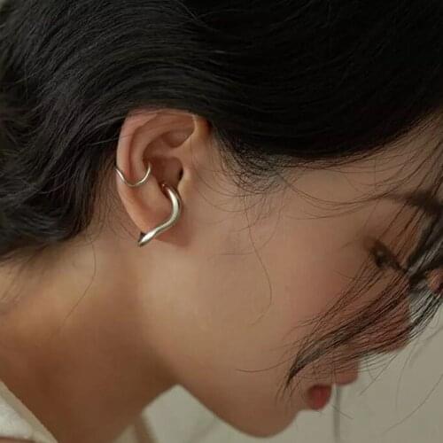 Gold Silver Color Ear Clips For Women Fashion Jewelry Non Piercing Earring Clip Ladies Charms Cool Jewellery Party Gift