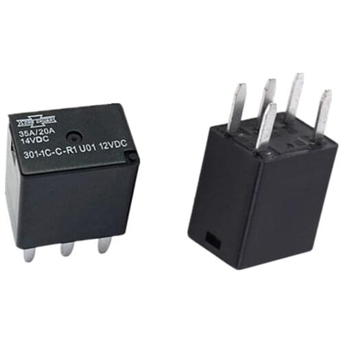 1PC 12VDC 301-1C-C-R1 U01 Automotive Relay 35A/20A 5 Feet