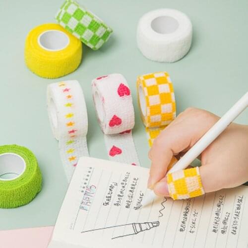 1Pcs Waterproof Medical Therapy Self Adhesive Bandage Muscle Tape Finger Joints Wrap First Aid Kit Pet Elastic Bandage 2.5-10cm
