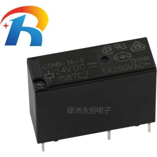 100% new original G5NB-1A-E-24VDC G5NB-1A-E 24VDC 24V 5A relay