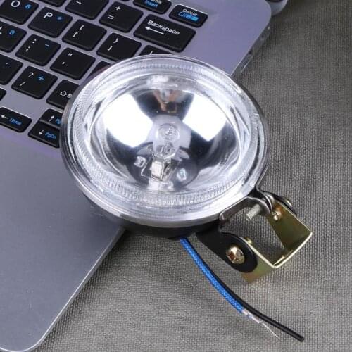 12V 55W 3" Round Car Fog Light Working Lamp Bulb Reversing Light Anti-fog Glass Automobiles Side Work Lights Accessories New