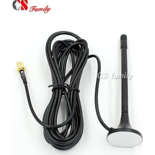 2.4Ghz WIFI magnet Antenna ,RG174 3 meter Cable