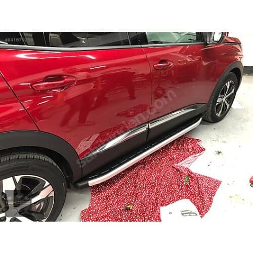 Running Board Side Step Pedals For Peugeot 3008 Year 2016 2017 2018 2019 2020 Auto Accessory Body Kit Protector 2 Pcs Left&Right