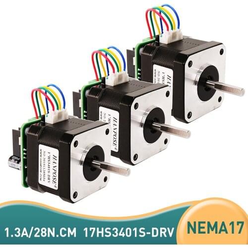 3PCS Stepping motor driver1.3A 17HS3401S micro integrated 42X34MM For 3D Printer Monitor Equipment