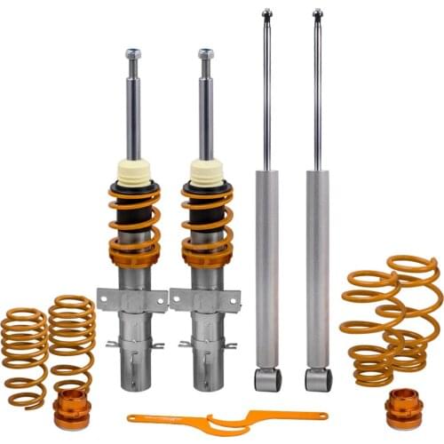 4pcs/set Coilover Suspension Kit for VW Polo 6Q/9N/9N3 MK4 1.8T 1.9 SDi TDi 1999–2005