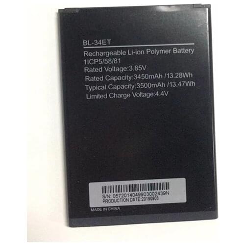 New Genuine Battery 3500mAh BL-34ET for Tecno Pop1 / Pop2 / F3 Cell Phone