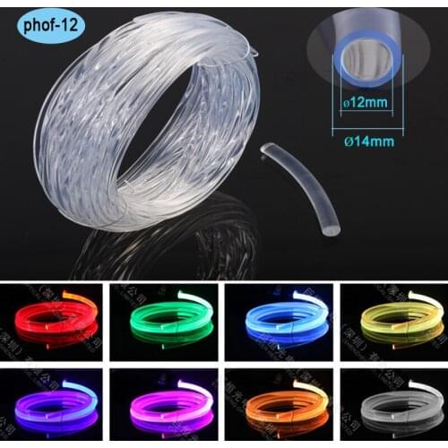 Anti-uv 12.0mm underwater swimming pool led fiber optic light rgb color for pools edge decoration