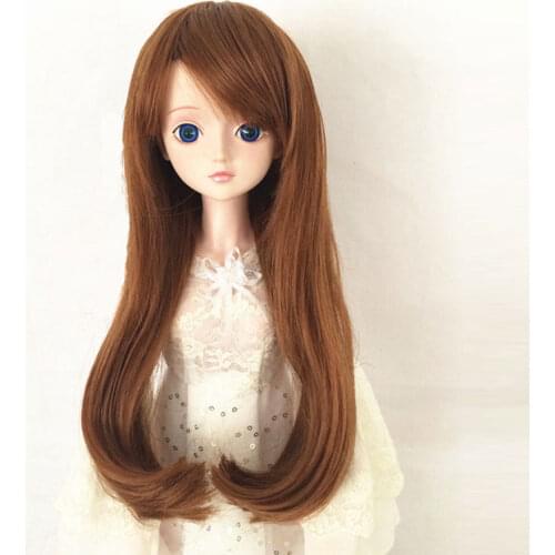 1/3 1/4 1/6 1/8 Bjd SD Wig Wavy Hair High Temperature Wire BJD Wig For BJD Doll Many Colors