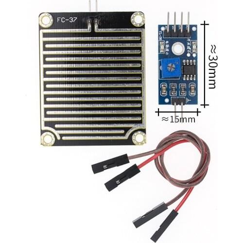 1set/lot Snow/Raindrops Detection Sensor Module Rain Weather Module Humidity For