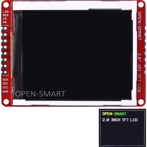 2.0 inch 176 * 220 Serial SPI TFT LCD Shield Breakout Module with PAD and SMD pins for Arduino Nano Pro Mini UNO R3 Mega2560