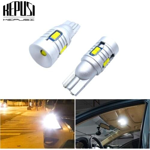 2x W5W LED T10 LED Bulbs Canbus 2020 SMD For Honda Nissan Dodge Opel Car Parking Position Lights Interior Map Dome Lights