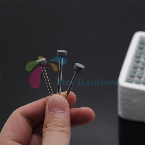 200/Pcs Dental Lab Gravel Polishing Drill Burs Thick Mounted Point Burs Polisher 2.35mm 5# Assorte Dentist Tools