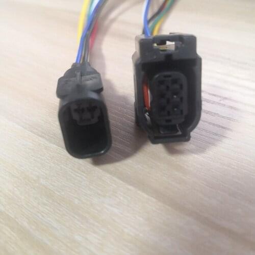 6 Pin/Way Female And Male Reversing Radar Probe Connector Plug Wire Harness Pigtail For Toyota 6189-1142 6188-0706 90980-12382