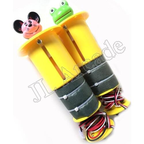 Arcade DIY kit met en raken heads build up een kids raken kikker/muis hamer game machine